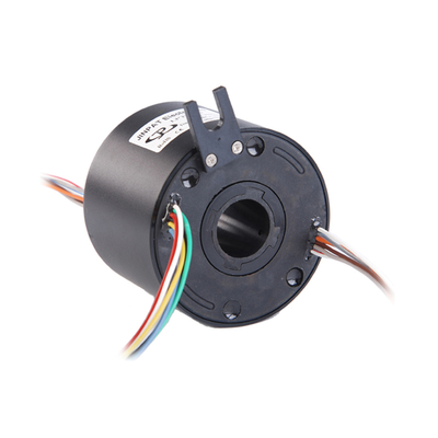 70mm Through Bore Slip Ring 6 Circuits 10A per Ring