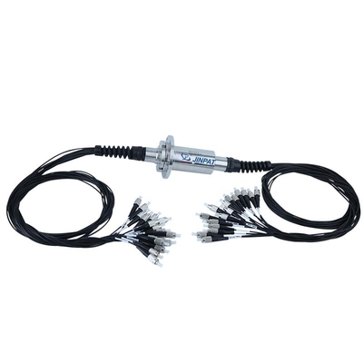 Fibra óptica articulación rotativa 8-18 canales pueden ser aplicados a los carretes de cable, cabrestantes ópticos de buques, grúas marinas, etc.