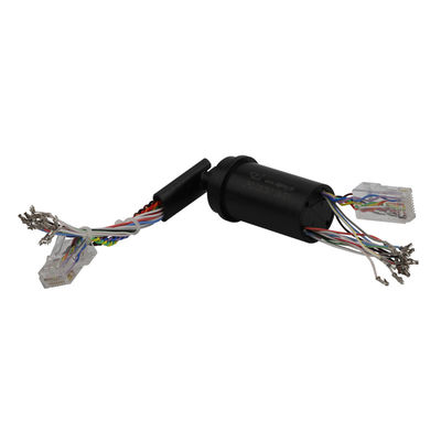 Gigabit Ethernet Capsula anillo de deslizamiento eléctrico que transfiere corriente y señal