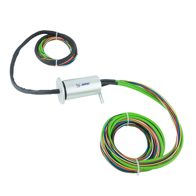 Resistencia al aislamiento Potencia ≥1000MΩ 1000VDC Slipring con circuitos Ethernet de 2×10A 4×5A 2×100Mbps