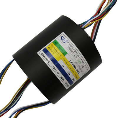 Through Hole Slip Ring 18 Circuit 15A 50mm Via Diameter