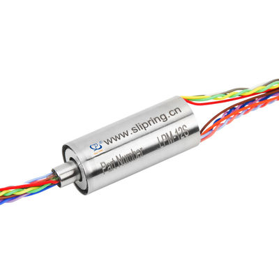 Anillo Colector Compacto de 12 Circuitos para Señales LVDS con Contacto Oro a Oro