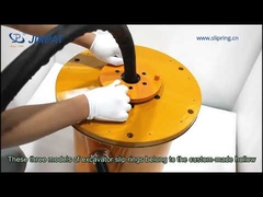 Anillos rozantes de orificio pasante para maquinaria de construcción IP65 36VCC