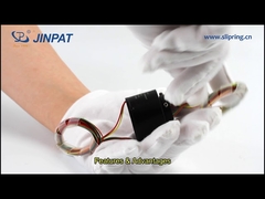 Anillo Colector Pasante LPT012B-0602-HS-HT, Bajo par, Diámetro con Larga Vida Útil