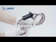 Anillos rozantes de cápsula de 24 circuitos, cable RG316 AWG28, 300 rpm